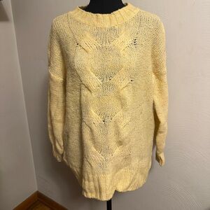 Yellow Aerie Knit Sweater